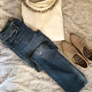 J. Crew beaded sweatshirt